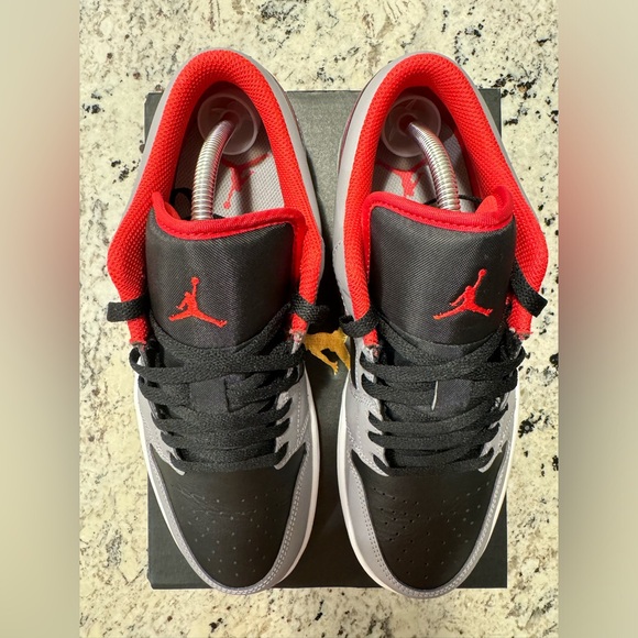 Nike Air Jordan 1 Low “Cement Fire Red” - Picture 4 of 8